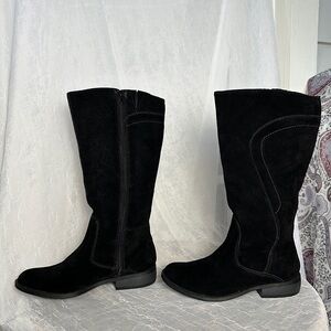 Easy spirit‎ Suede Leather Knee High Black Boots | Sz 7
